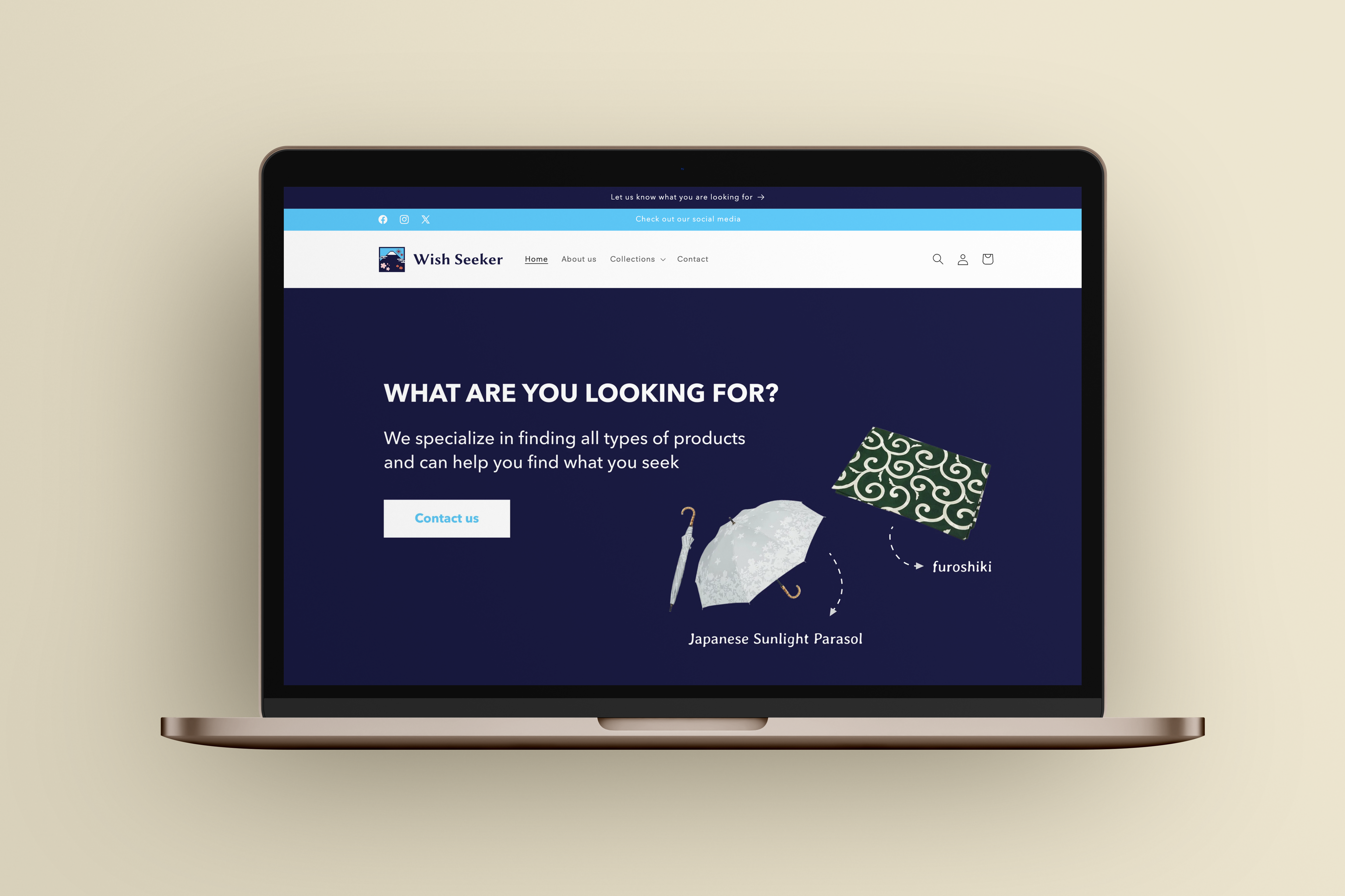 Wish Seeker様のECサイトの画像